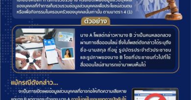 “การเปิดเผยข้อมูลส่วนบุคคลของบุคคลอื่นทางสื่อออนไลน์เพื่อประโยชน์ส่วนตน ผิด PDPA หรือไม่”
